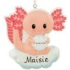 Personalized Axolotl Resin Ornament